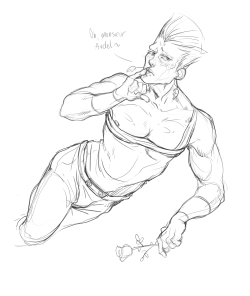 purmu:  someone was feelin sad about polnareff so i doodled this taking no responsibility whatsoever watch out for the nip slip tho 