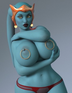 theevolluisionist:idea i had for another twilek, something about this i just don’t like, im not sure what it is yet