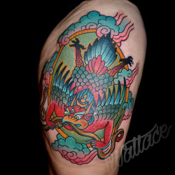 bitofanink:  _Hot Tattoo Blog_ raymond-wallace:Garuda (at Laskar Garuda)  Raymond Wallace   via Tumblr