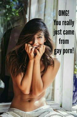tanda88:  katyvanaimee:  You really are a homo!  Fun story, I saw this and knew I had to post it! But I also knew it would be a bit disingenuous to just click reblog. So instead I went and turned some Gay Porn on just came while watching it. 