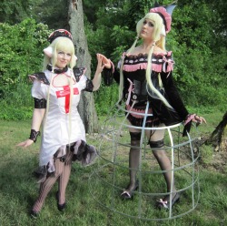 ashbrie:  Our Chobits cosplay from AnimeNEXT~ Ashbrie as Nurse Chii Theada Biserka as Freya  It was such a joy to see Chobits cosplayers at this con!  You both looked great :o)