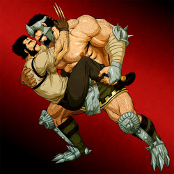 unacceptablr:  AU Hercules and AU Wolverine. The best thing about this pairing? It’s canon. 