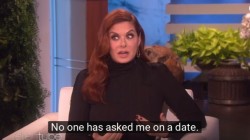 grainadloafs:  debra messing not understanding how dating works has been the highlight of my day