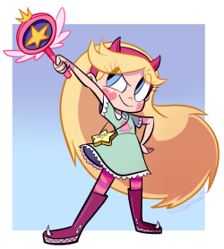 gashi45:  gekiamana:   Anonymous said:    There’s an upcoming show called Star vs. the forces of Evil and I think you will like it very much!   Who isn’t looking forward to see that show??    Awesomeness!!!!!