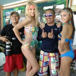 bikiniphotosafari:  BPS Cebu photographers Nandy and Rey with Russian models Yana and Katya at Mangodlong Rock Resort, San Franciso, Camotes Island, Cebuâ€¦ #bikiniphotosafari #summershootout #camotes #cebu #philippines 