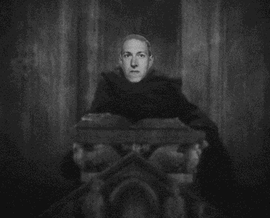 Image result for hp lovecraft creepy cult gif