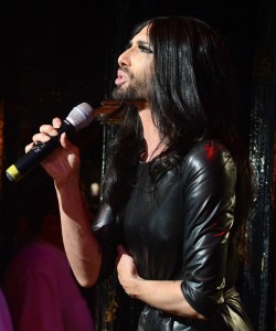 vispreeve:  Conchita Wurst at “The George” during the 2014 Gay Pride Parade in Dublin, Ireland (June 2014) 