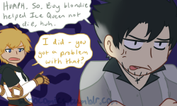 sonocomics:  Jaune: “You were POISONED. I don’t think I could have-”Qrow: “I DIDN’T SEE YOU TRY”I thought about this once and it amused me :xClick HERE to check out other assorted anime/show comics, including more RWBY! Click HERE to view