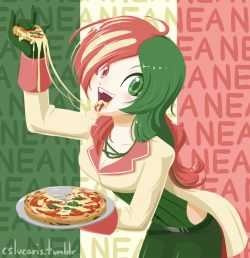 #116 - Neopolitan NeapolitanArt experimenting with Neo agai- Wait&hellip; Something’s different about you Neo&hellip; &hellip; Hmm&hellip;Did&hellip; you&hellip; change your hairstyle? Looks great on you!(I had Neapolitan pizza some days ago so yeah.)Ther