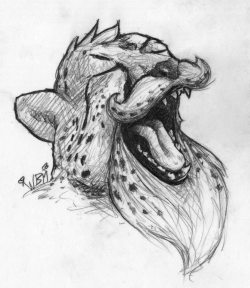 Cheetah with Beard&hellip; It had to be done. Wagram-Cheetah&hellip;CheetagramI used trace paper for the cheetah head. You might say, I cheeted. 