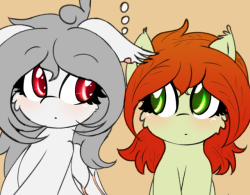 askflowertheplantponi: “Isn’t that great? owo” Whats goin on is  kinda Symbian’s job  =w=“ On side note i made Flower’s mane more accurate to the autumn season. What ya think? =v=  Yeeee~! ^w^