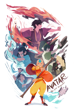 m4stry:  Finally watched ATLA!! i really enjoyed it   Get this in my INPRNT | Commission is OPEN  