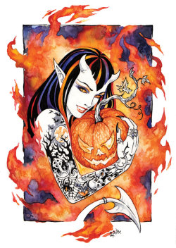 Fire of Halloween by Candra