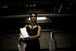CUSHNIE ET OCHS FOR PLAYBOY  (garage 2) (model : Raquel Pomplun, Miss April 2012)  - photographed by landis smithers