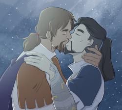 amaerise: Hanzo is on his tiptoes, obv (I have always loved swan pricess’ signature kiss) 