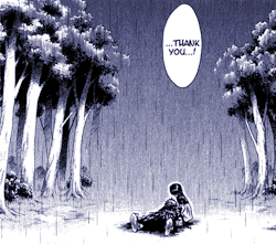 fuckyeahichiruki:   6/17. Memories in the Rain  “For being able to survive, Ichigo… Thank you…”   