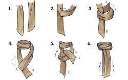 fashioninfographics:  How to tie a scarf ~ The Twice-Around Ascot [Editor’s Note: This is one of the most popular Fashion Infographics of 2013. Click here to see the full list.] 