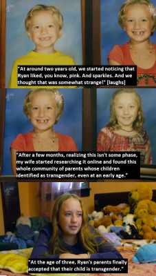 oh-pobrecita: radladiesunite:  escapethecult:   Screen grabs and quotes from the documentary “My Transgender Summer Camp” feat. sexist parents who transed their two-year-old because he liked glitter. I guess if I’d been born ten years after my actual