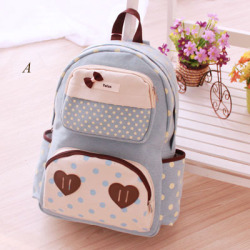 cherry-blossorn:  Get these really cute dot bow love backpack at CuteKawaii. Use the discount code “Angel” to get a 11% off at the checkout ^-^ 