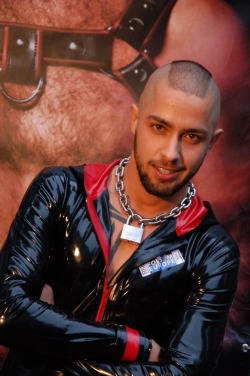 ssubsscum:  This churns my sperm! real slave for REAL MASTER: www.recon.com/subscum ilikeamanwho:  Folsom Europe 2014 Swoon. Dribble. WOOF 🐾🐾🐾🐾🐾  