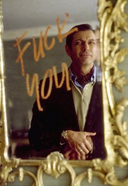 chipped-red-nail-polish:  ♦   What she didn’t write but should have was “and your ugly assed mirror too. And what’s with that godawful cravat?  You look like the rich guy from Gilligan’s Island.”