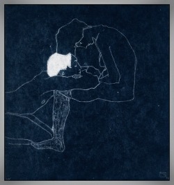 tomb999999:  manipulated:  Egon Schiele - Les amants 1909 