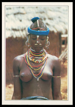 Senegalese woman. Via Ebay.