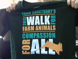 Hello everyone! ~*OCT. 19th I will be at the WALK FOR FARM ANIMALS in NYC!*~ This walk is for charity and raises money and awareness for farmsanctuary.org, which is a sanctuary for former farm animals that have escapes abuse and slaughter from the farming