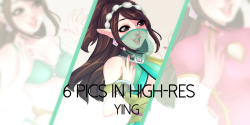 Gumroad Ying! /  https://gum.co/fEruq  Incluiding high-res of all her versions. (Traditional, Traditional V2, Bikini, Lingerie, Nude, and Chinese dress.)  ❥ Support me at Patreon | Gumroad | DeviantArt | Picarto | Comission prices &amp; info  ❥