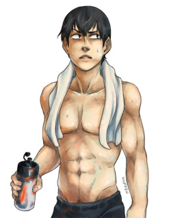 sexy kageyama for @elppigoes bc i am garbage and they’re the most patient beautiful person ever and waited for a fucking year for me to finish a commission omg