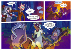 Elsewhere Episode 3 &ldquo;A Wayward Encounter&rdquo; page 1.2Looks like Delidah and Emberli have stumbled straight into a different comic! To read what happened before this moment from the other characters&rsquo; perspective, check out ackanime&rsquo;s