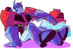 skymachine:  (uses almost 17 years of art experience to draw sexy firefighter Optimus in boring pose) Now this is REAL art