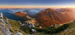 earthporn-org:  &ldquo;Slovakia mountain peak Rozsutec at sunset,&rdquo; writes Tomas Sereda. 
