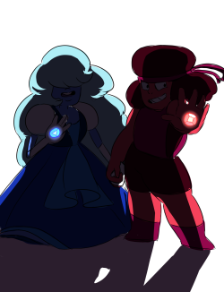 I wanted them to have the dramatic back lit Glowy Gem scene too -3-