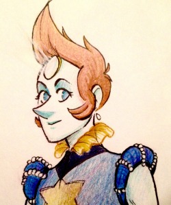 strampunch:  Ok last colour work of the day. Just a preview of a Pearl redesign I have been working ok. Will scan it once my computer is back in working conditions. 