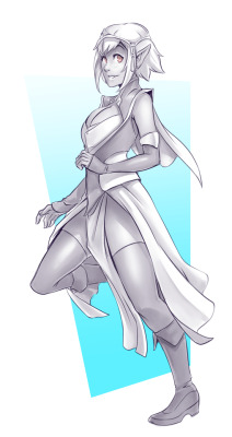 denesta:  d-rex-art:Stream commission for @denesta :) Another picture of ice elf Snow by D-Rex!She normally ends up naked in these so I thought she could use some actual clothes for once.