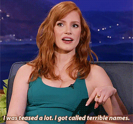  I know… I thought I was really smart.↳ Jessica Chastain on Conan (November 12th, 2014) 