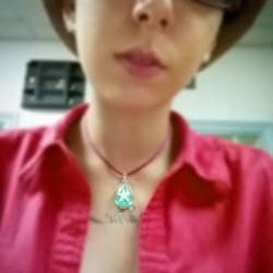 Cool little starfish necklace I got from @worldostuff 💙 #necklace #starfish #jewelry #stuff #sparkles
