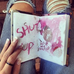 m-oonflare:  found one of my old journals || taken from my instagram @abbie_heath 
