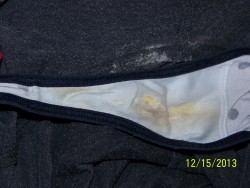hervagwashere:  worndirtypanties:  Anon submission: “Stained panties thru to inside of Yoga pants again. What a creamy pussy!” wow! more please!!!  Wow, these are so sexy!  ♠