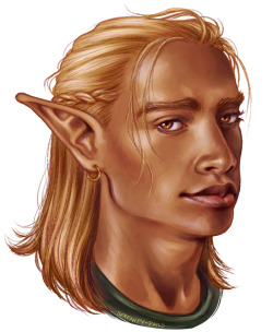 hobbitkaiju:  serenity-fails:  sendis mentioned this handsome fellow might make a good face cast for Zevran, so I tried doing a portrait using him as a reference!  WHOA  Woa damn.