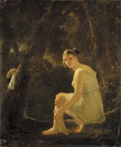 Marguerite Gerard (Grasse 1761 - Paris 1837), The bather, N/D, oil on canvas