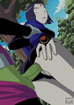 your-childhood-ruined:Raven from the teen titans is just sexy