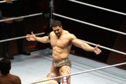 puruszigglersexus:  When Cena gave Otunga all the power in the world.