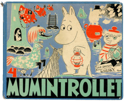 design-is-fine:  Tove Jansson, picture book series Mumintrollet, Moomin trolls, 4/1958-21/1974. © Tove &amp; Lars Jansson. More to see &amp; read: oweiss.com.   