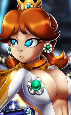 shadbase:  Final princess of the Mario Kart trinity. This time in collaboration with TwistedGrim. See the full picture, including dickgirl version at Shagbase. 