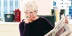 aposse: Let me tell you about the sheer brilliance that is Meryl Streep and her creation of Miranda Priestly. Ask any young woman what her favourite film of Meryl’s would be, and I’m quite certain that The Devil Wears Prada would come up in conversation,