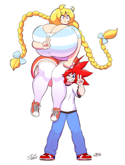 sprite37:  Another collab between me and Cake! My Patreon 