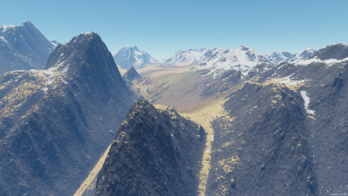 Middle-Earth modeled in the Outerra game engine