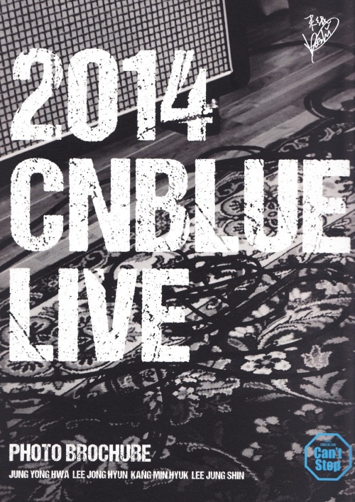 [Photos | Scans] CNBLUE - Can’t Stop 2014 Live Photo Brochure Tumblr_n5d9v4imkI1qfhup8o1_500